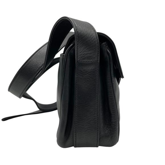 Vintage Gucci Horseshoe Shoulder Bag, Black, D2, Crossbody, Flap, Gold Hardwa... - Picture 7 of 16